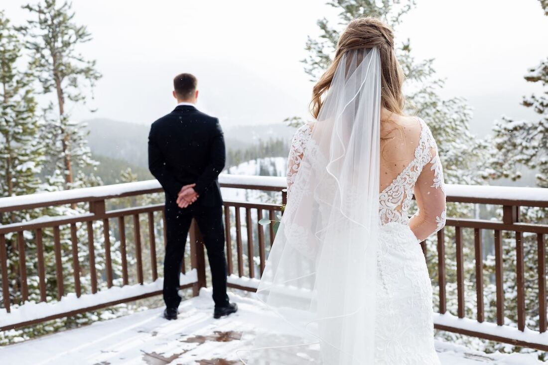 Winter wedding Breckenridge
