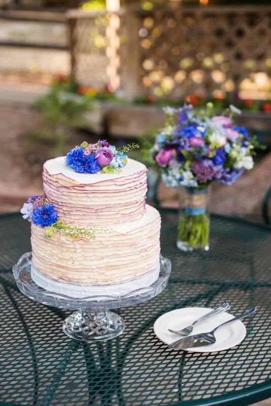 small wedding cake
