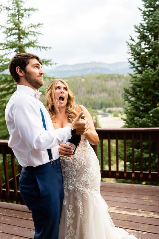 mountain lake wedding