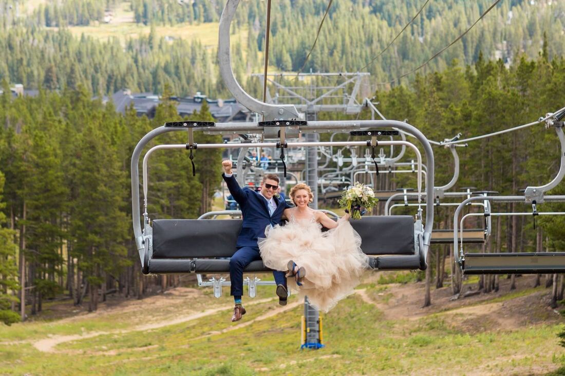 Intimate Colorado wedding