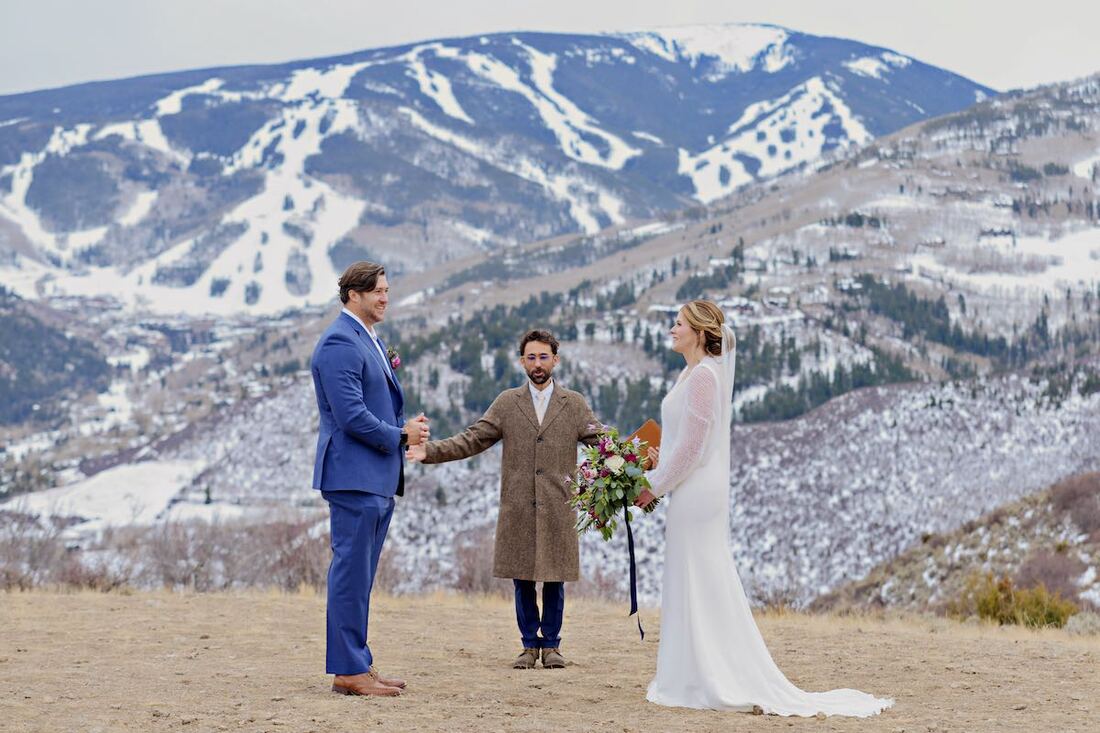 Intimate Colorado wedding