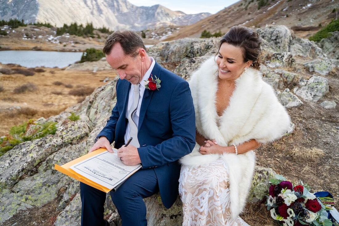 Colorado micro wedding package