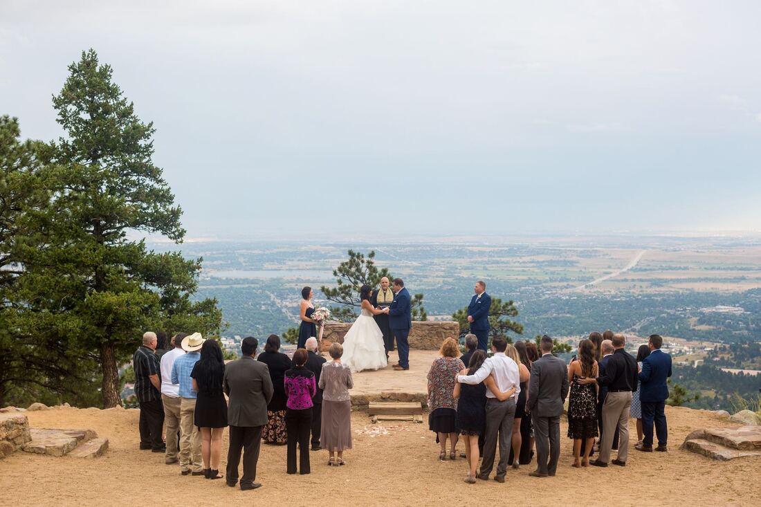Intimate Colorado wedding