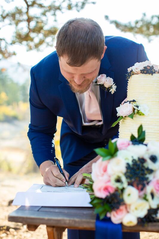Colorado elopement package