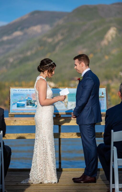 intimate small wedding