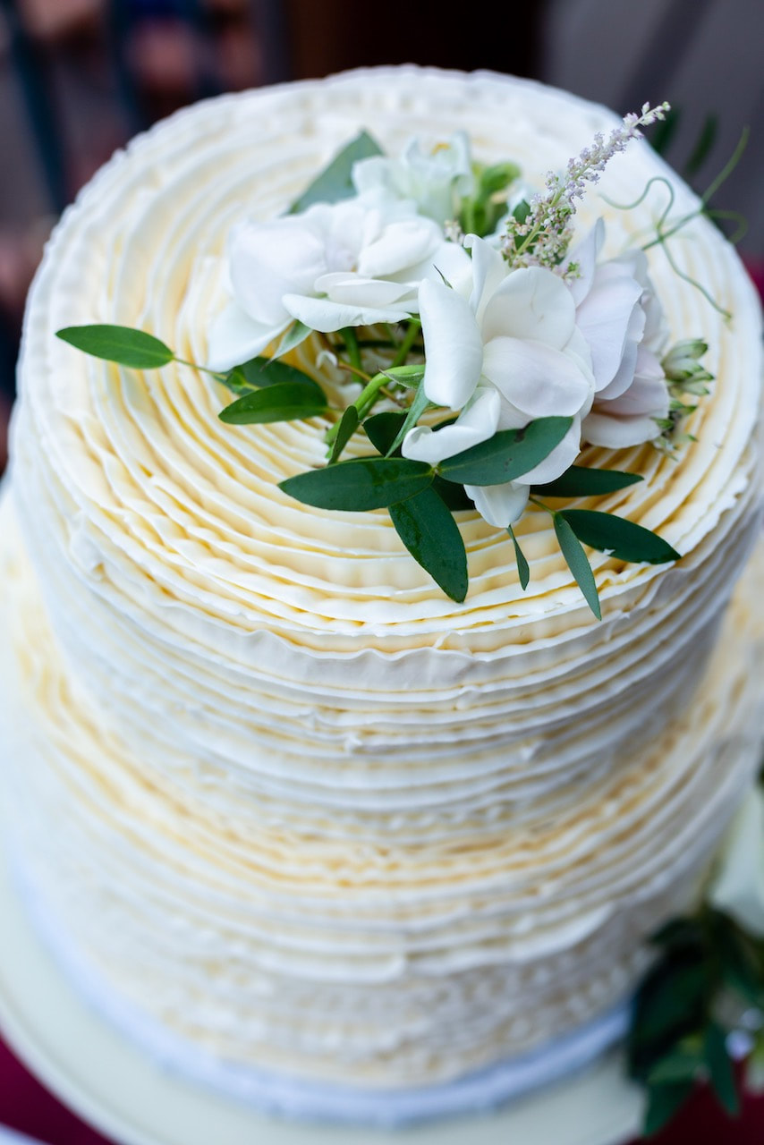 small wedding cake