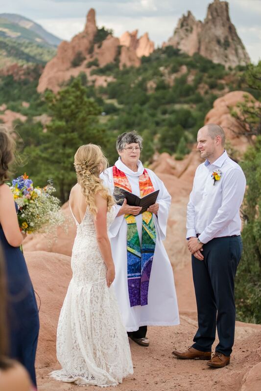 Garden of the Gods wedding
