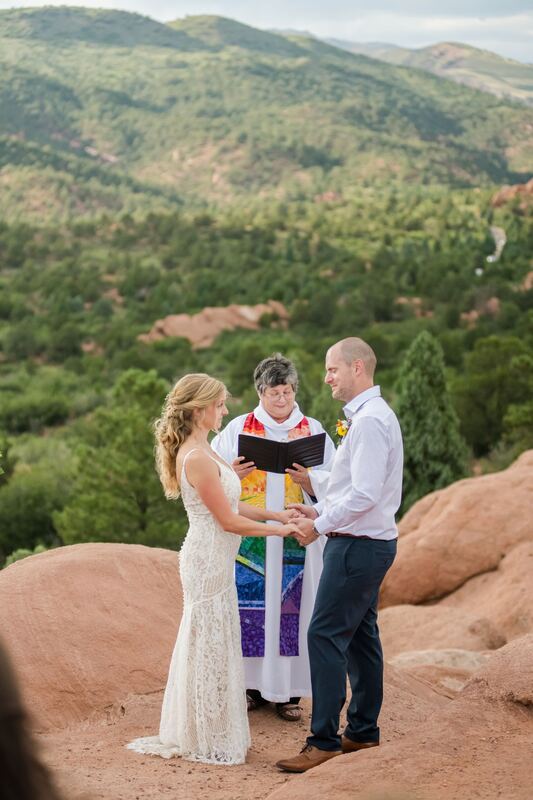 Garden of the Gods wedding