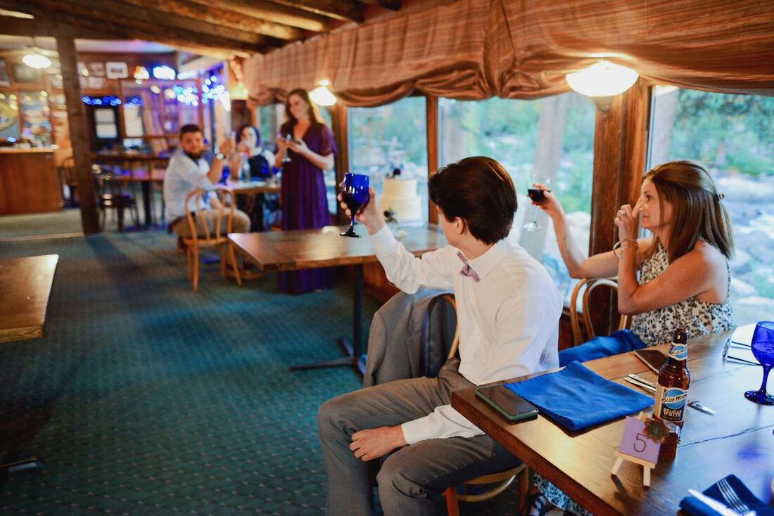 mountain lake wedding