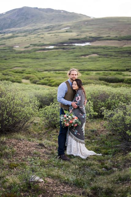 small wedding florals
