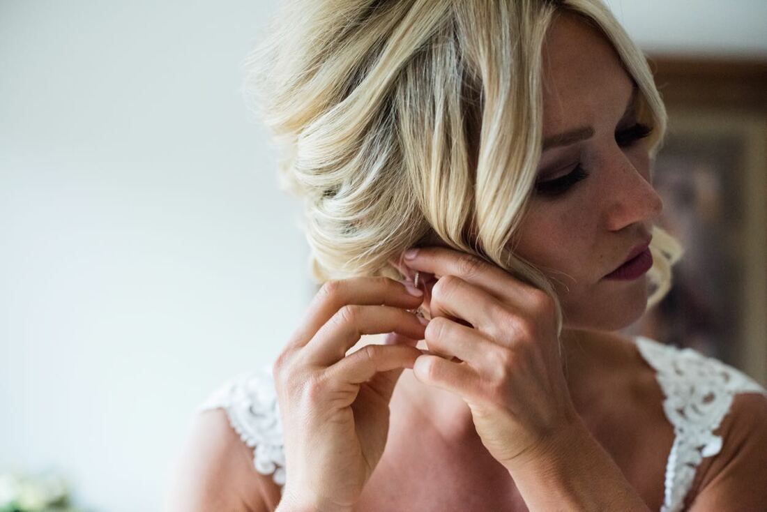 Bohemian bride crown