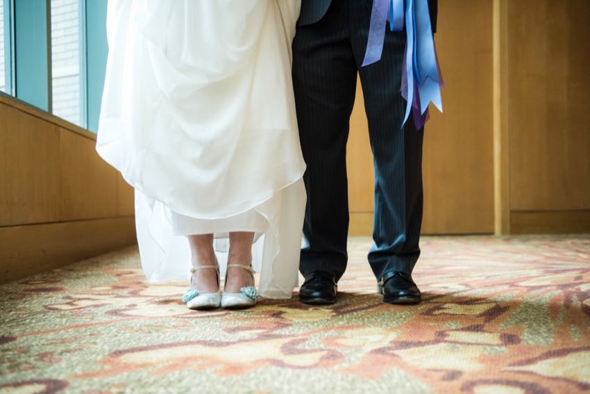 first look wedding shoes