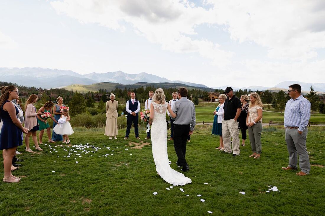 small wedding florals