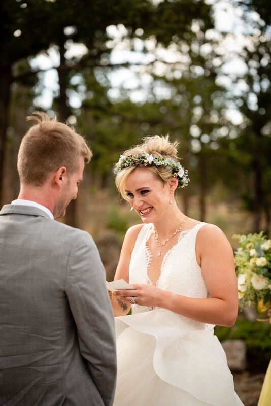 small wedding florals