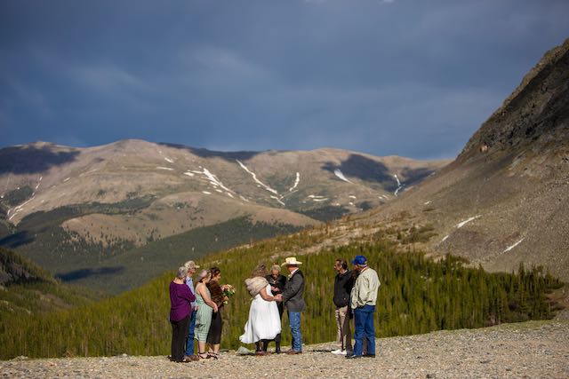 intimate wedding Colorado