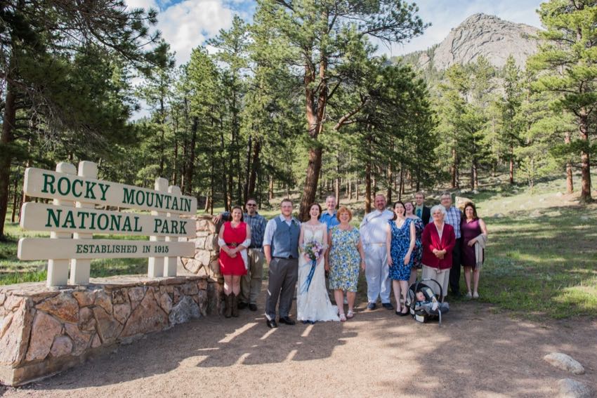 Rocky Mountain National Park wedding