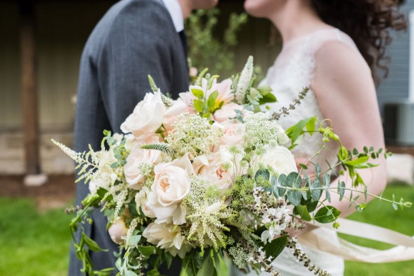 summer blush bouquet