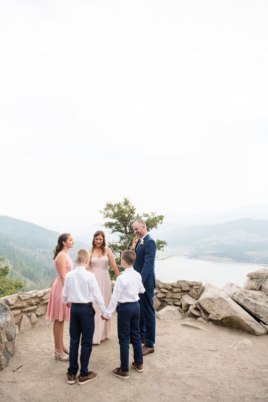 Sapphire Point Overlook wedding