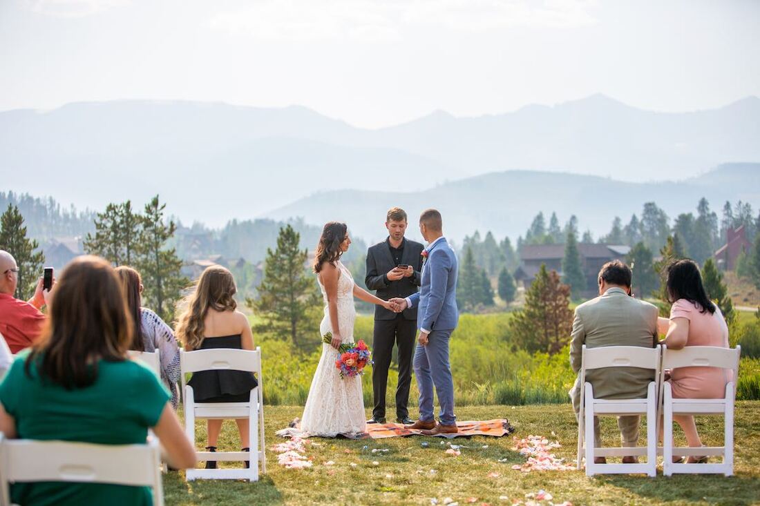 Intimate Colorado wedding